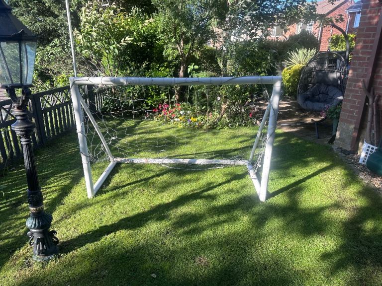 2 sets of football goalposts.  4ft x 6ft