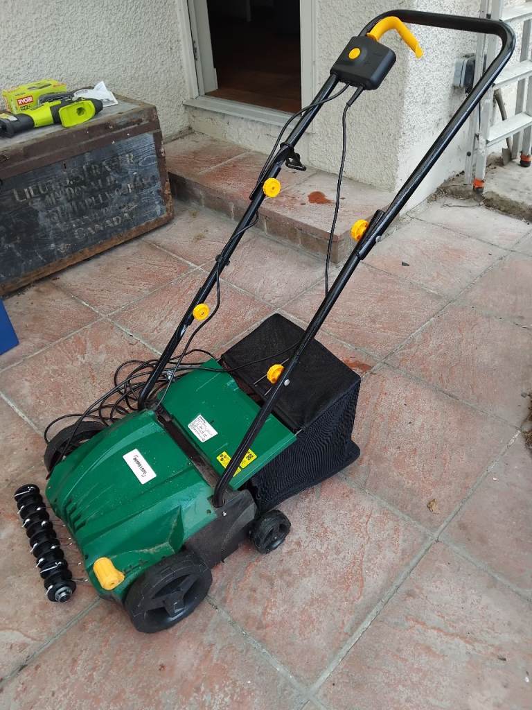 Screwfix lawn scarifier Electric. 