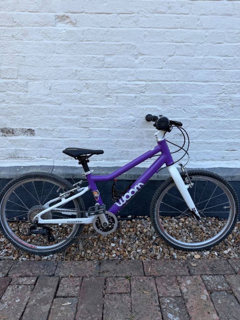 Woom Kids Bike – Purple, Good Condition