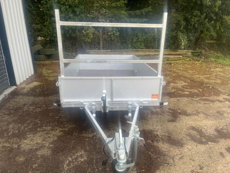 8x4 Galvanised Trailer Tipping 1400kgs payload Brand NEW Chassis Car Hitch Lock 