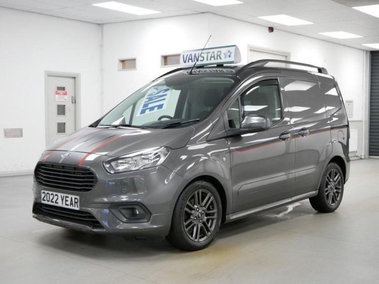 2022 TRANSIT COURIER 1.5 TDCI 100 BHP SPORT ( RARE TAILGATE + TWINSIDE  DOORS )