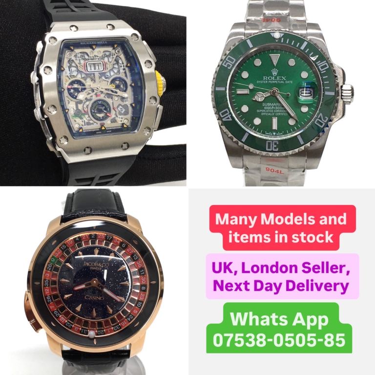 Richard Mille Watch Jacob and Co watches Tour billion Casino RM 11 RM03 UK London Essex Hackney