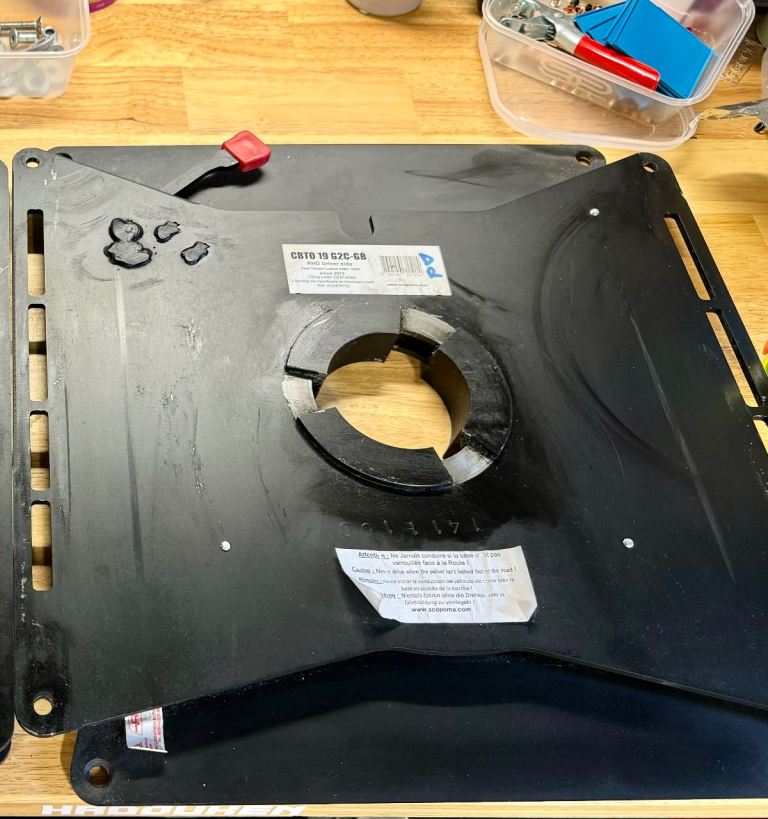 SCOPEMA Ford Transit Captain Swivel Driver Seat Base - camper van & Motorhomes