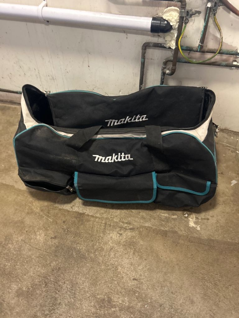 Makita Tool Bag – Black and Teal, Good Condition