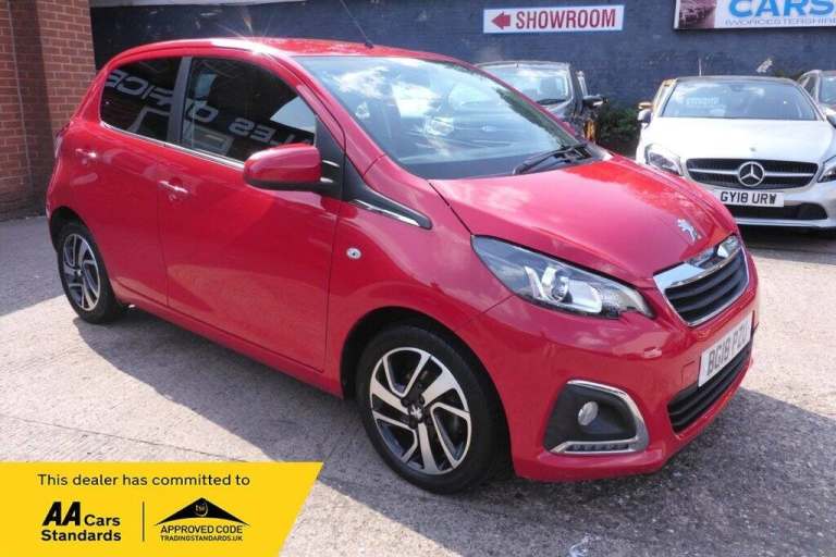 2018 Peugeot 108 1.2 PureTech Allure Hatchback 5dr Petrol Manual Euro 6 (82 ps) Hatchback Petrol ...