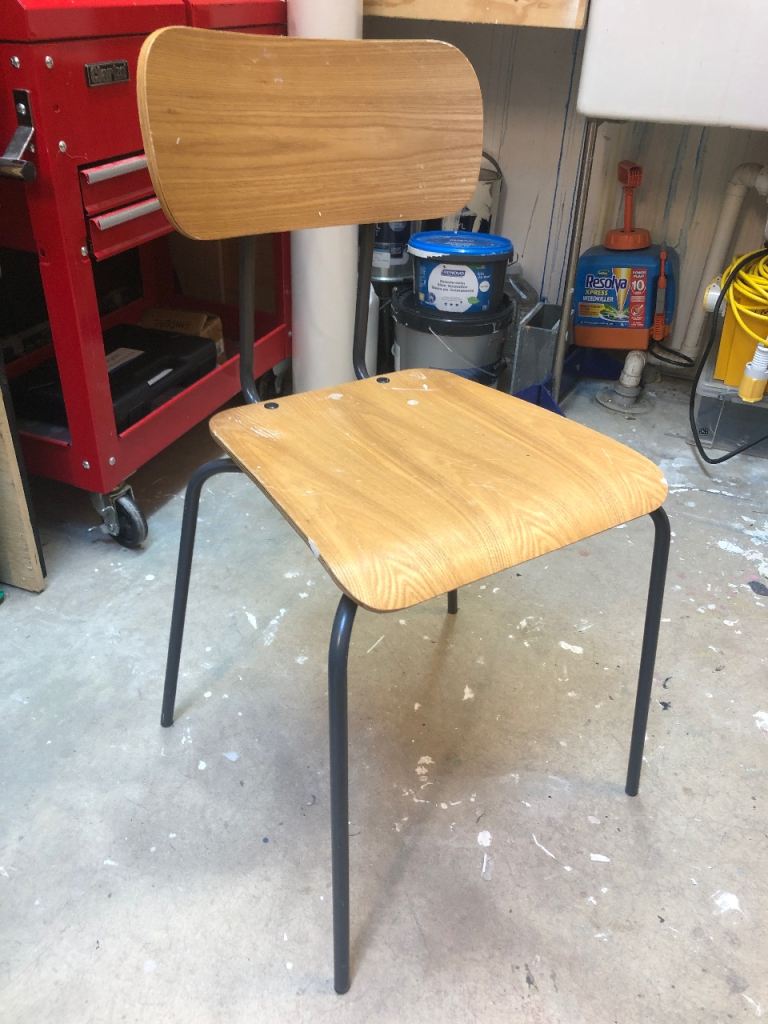 Lovely Scandinavian style chair ash veneer plywood