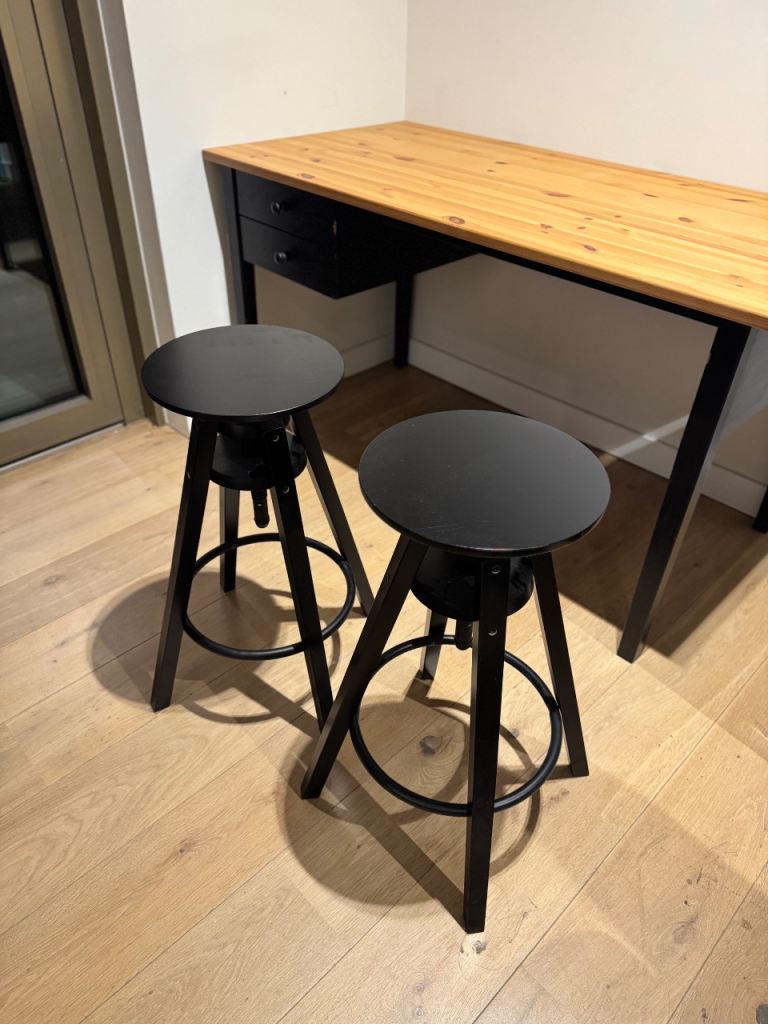 Two new high wooden chair