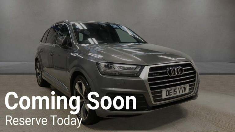 2015 Audi Q7 3.0 TDI Quattro S Line 5dr Tip Auto ESTATE DIESEL Automatic
