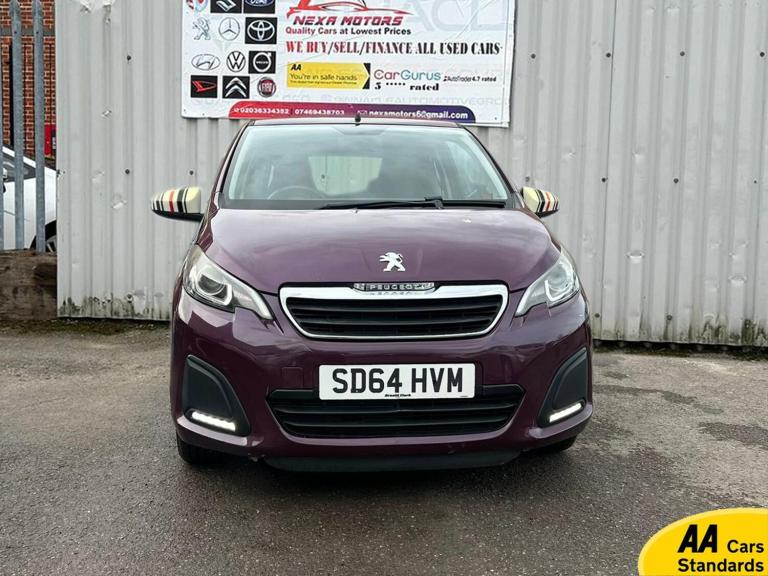 2014 Peugeot 108 1.0 Active 3dr HATCHBACK PETROL Manual