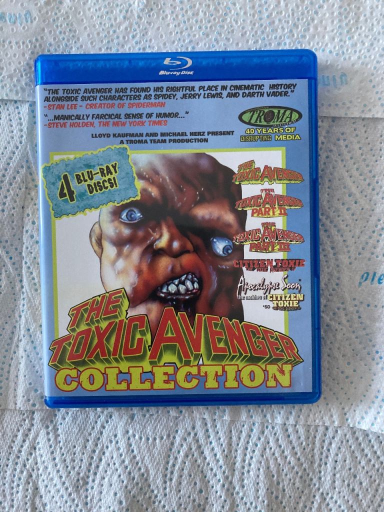 THE TOXIC AVENGER COLLECTION FILMS BLU RAY