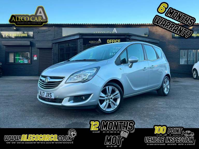 VAUXHALL MERIVA 1.4 i Tech Line Silver Manual Petrol 2017