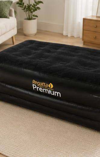 Regatta Premium Single Airbed with Plug-in Electric Pump & Carry Bag
