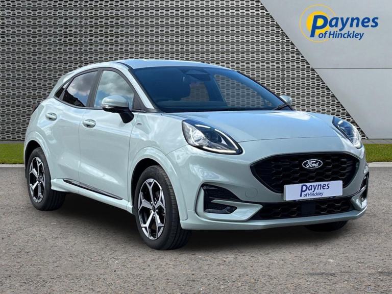 2024 Ford Puma ST-Line 5 Dr 1.0L 125PS Hybrid AUTO in Cactus Grey COMFORT PACK