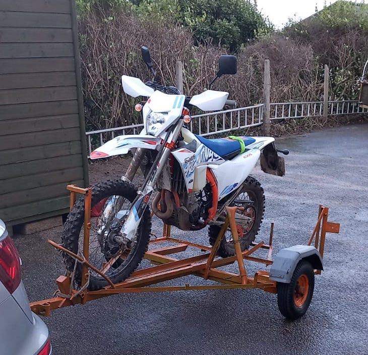Motorbike Cross Trailer for Single Bike