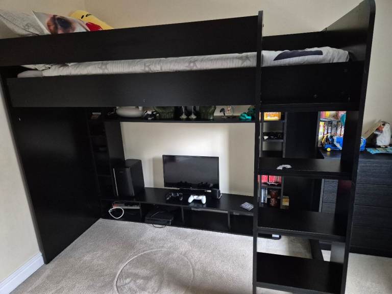 Habitat Gaming High Sleeper Bed 