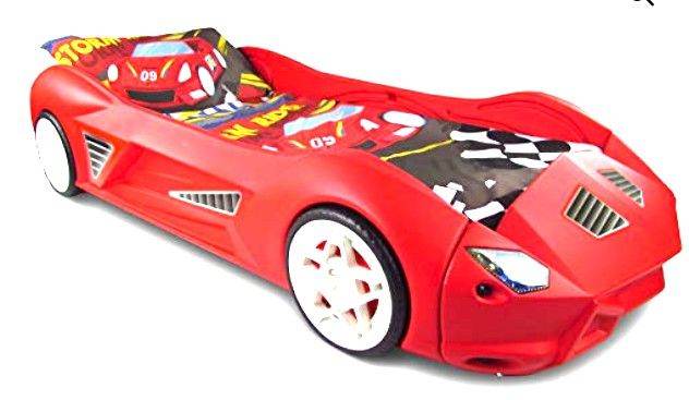 Kids Car Bed with lights and engine sounds & Also Mattress RRP £399