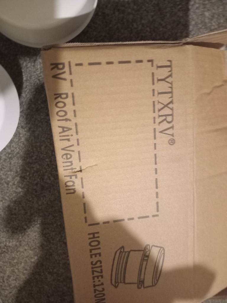 TYTXRV RV Roof Air Vent Fan – New, Boxed