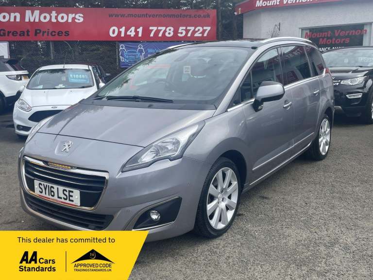 2016 Peugeot 5008 1.6 BlueHDi 120 Allure 5dr EAT6 MPV DIESEL Automatic