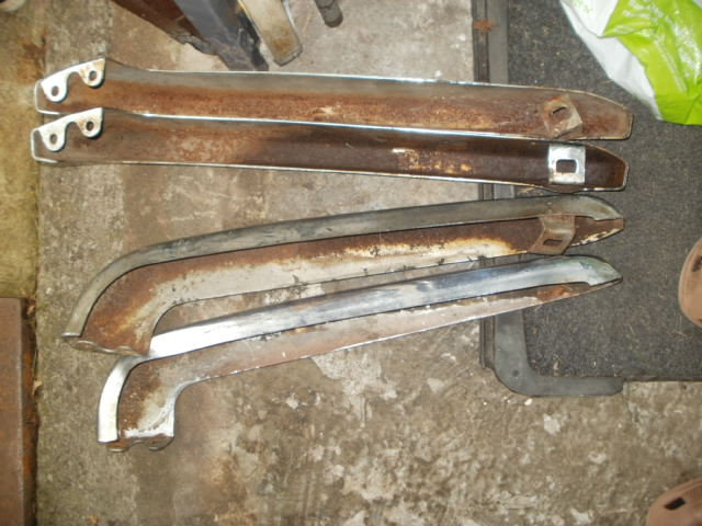 Triumph Dolomite chrome bumpers (rear).