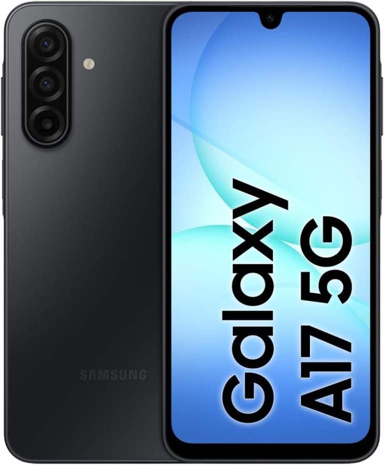 Samsung Galaxy A17 5G Smartphone Slim Large Screen 50MP 128GB 4GB Memory 5000 mAh Black