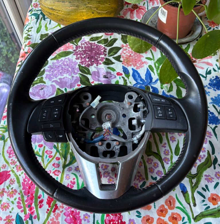 Mazda 3 Leather Steering Wheel with controls