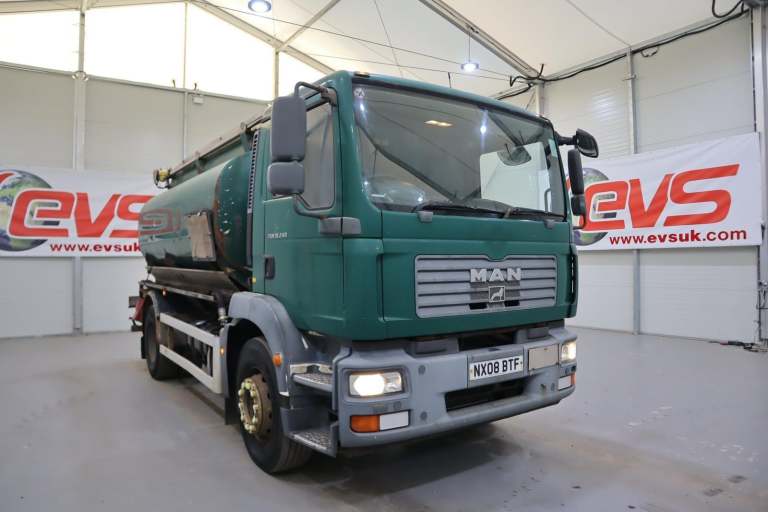 2008 (08 PLATE) MAN TGM 18.240 WASTE OIL 4x2 Euro 5 Tankers