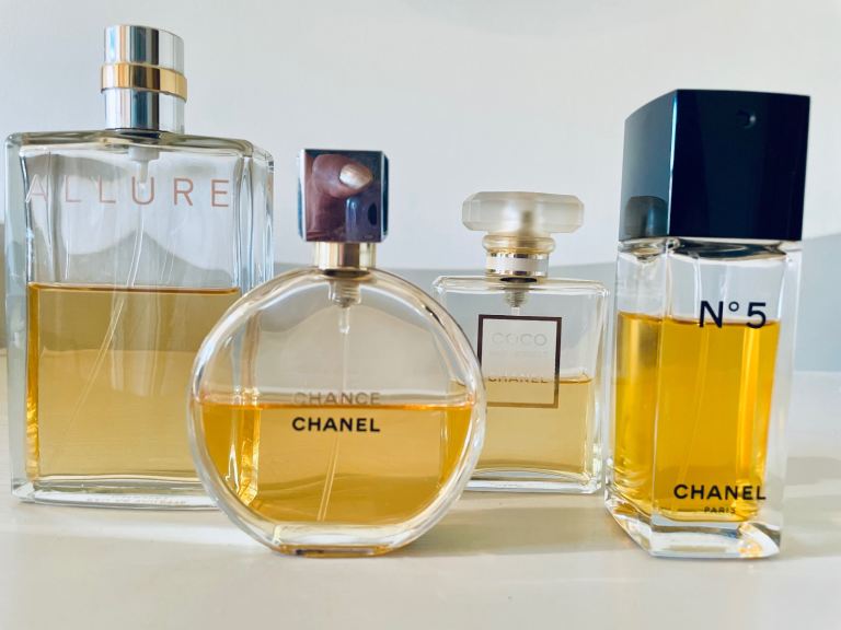 Vintage Job lot of Chanel signature perfumes and Eau De Toilette x4 bottles - between 50% - 80% full