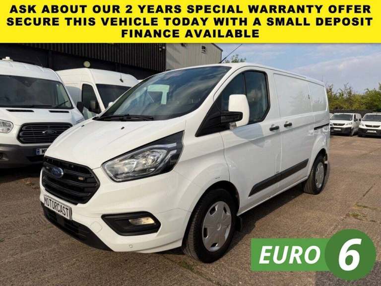 2021 21 FORD TRANSIT CUSTOM 2.0 TDCI T320 TREND ECOBLUE L1 H1 SWB LOW ROOF. 130B