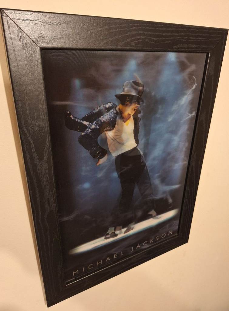 Michael Jackson Official 3DLenticular Billie Jean Holographic Framed Collectable