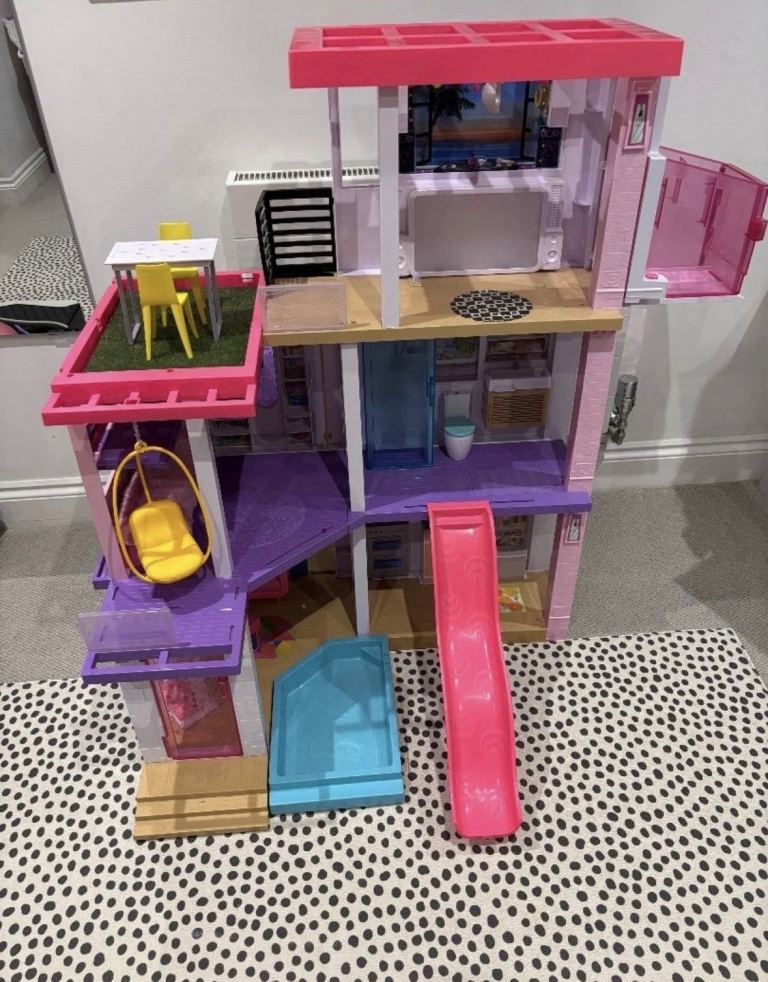 Barbie Dreamhouse Doll House - Multicoloured, Good Condition