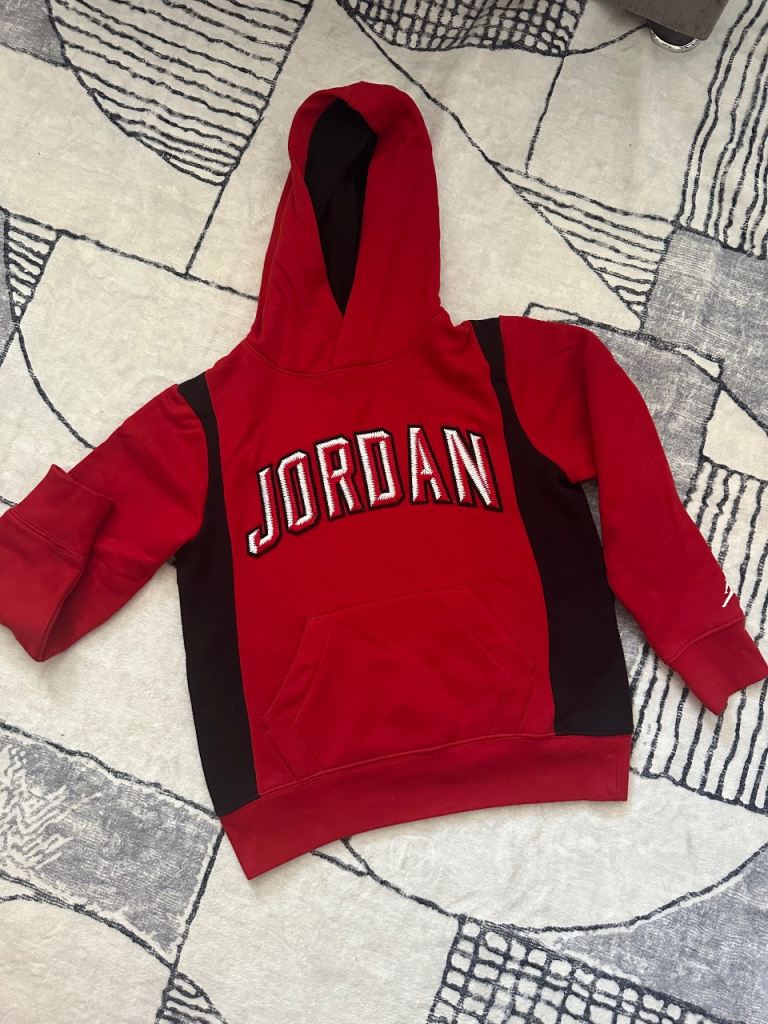 Jordan Red  age 8-10yrs & GAP Black Kids Hoodie 10yrs - Good Condition