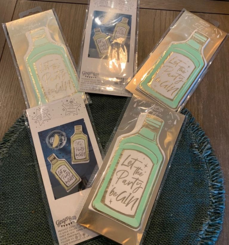 Ginger Ray let it begin ( be gin) Paper napkins