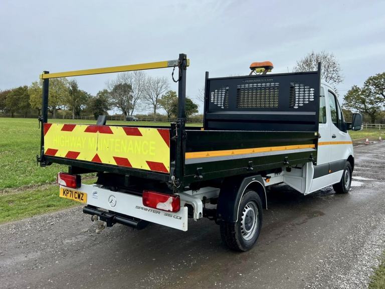 MERCEDES-BENZ SPRINTER 2.1 314 CDI L3 DOUBLE CAB CREW TIPPER White Manual Diese