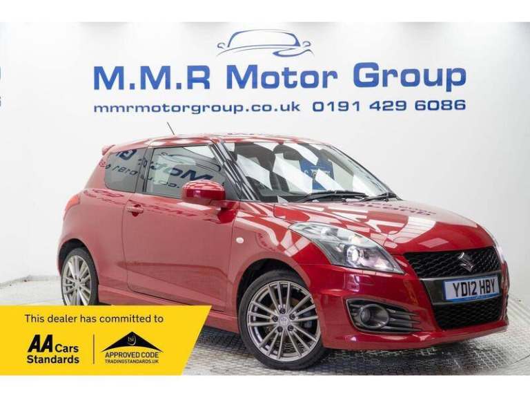 2012 Suzuki Swift 1.6 Sport Euro 5 3dr Hatchback Petrol Manual