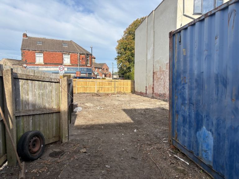 Storage Land with storage container