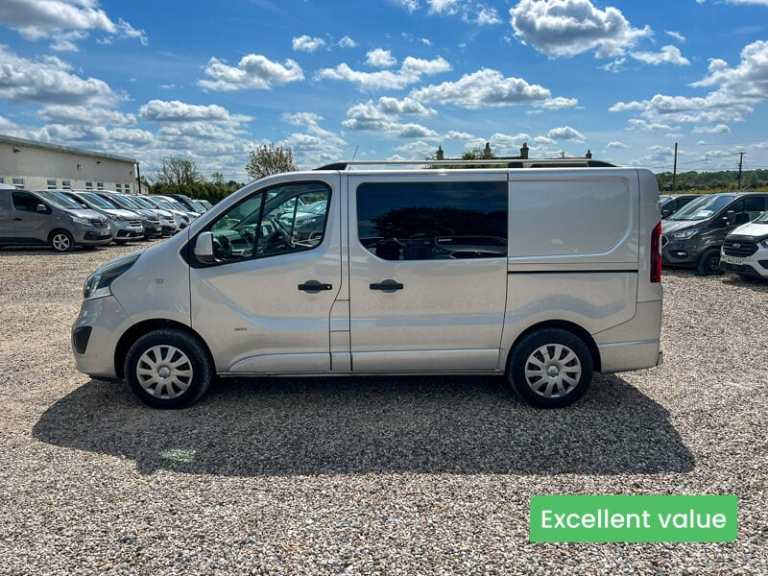 2017 Vauxhall Vivaro 2900 1.6CDTI BiTurbo 125PS Sportive H1 D/Cab PANEL VAN DIESEL Manual