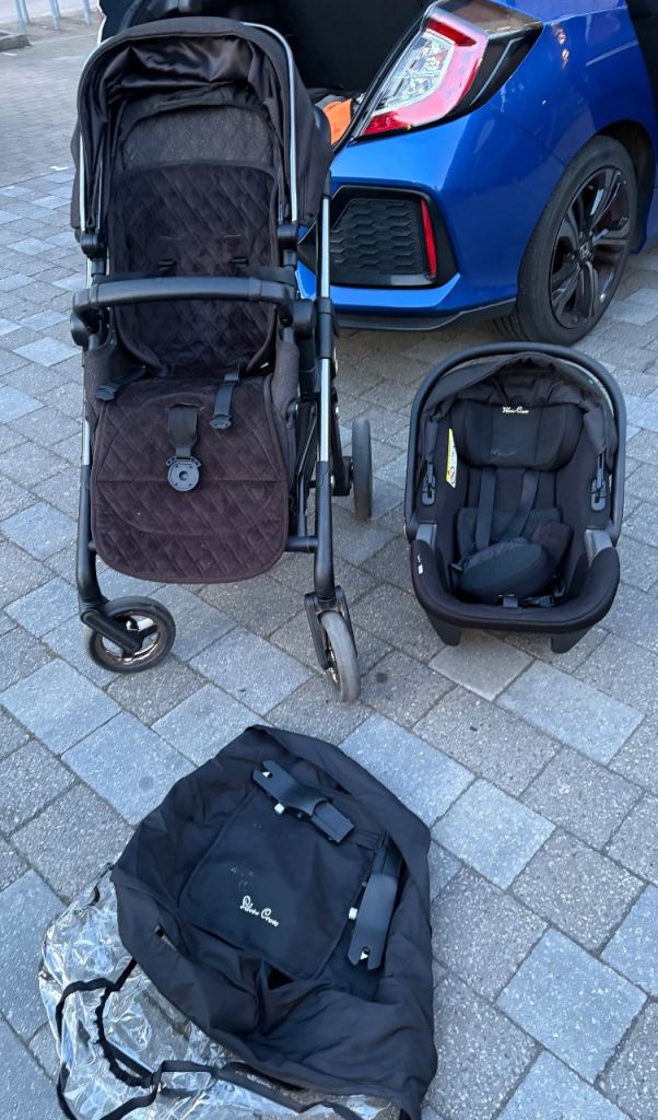 Silver Cross Pioneer Pushchair & Carrycot - Special Edition - Constellation