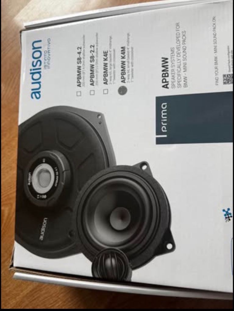 Audison Prima APBMW K4M – Premium Component Speakers (F30, F32, F20, Mini)