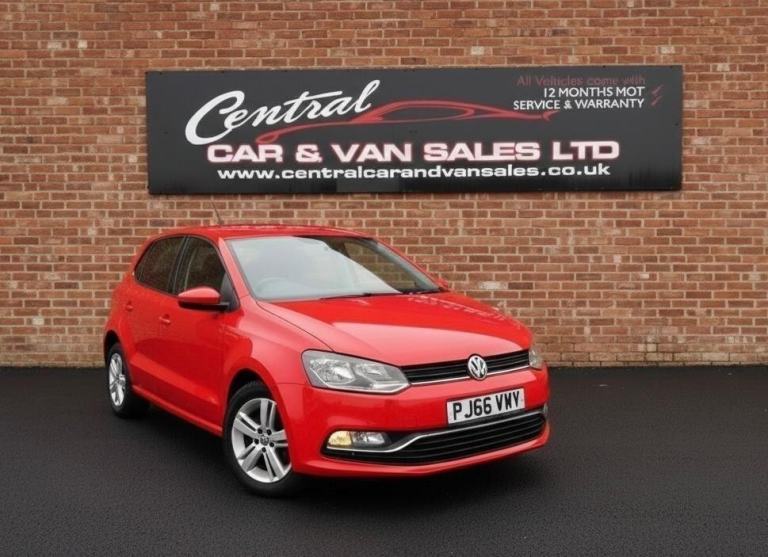 2016 Volkswagen Polo 1.0 BlueMotion Tech Match Hatchback 5dr Petrol Manual Euro 
