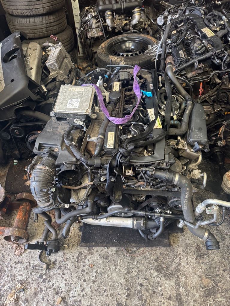 mercedes C CLASS C220D 2017 om651.921 COMPLETE ENGINE AND GEARBOX