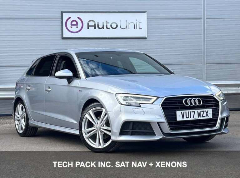 2017 AUDI A3 1.4 TFSI COD S LINE SPORTBACK 5DR PETROL MANUAL EURO 6 (S/S) (15
