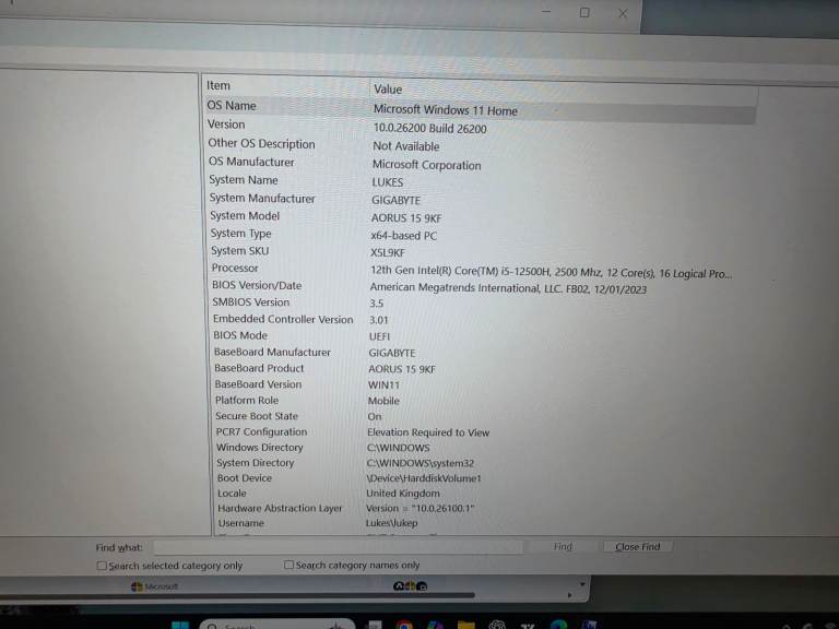 AORUS 15 9kf gaming laptop