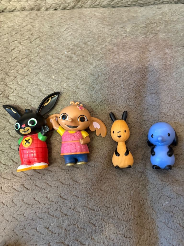 Bing Bunny and Friends Figures – Set of Four, Good Condition