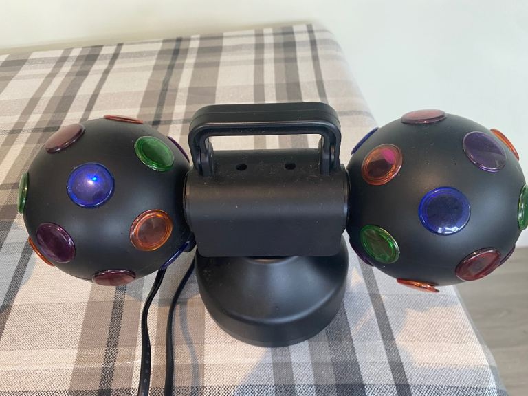 Pair of Disco Ball Party Lights – As Good As New