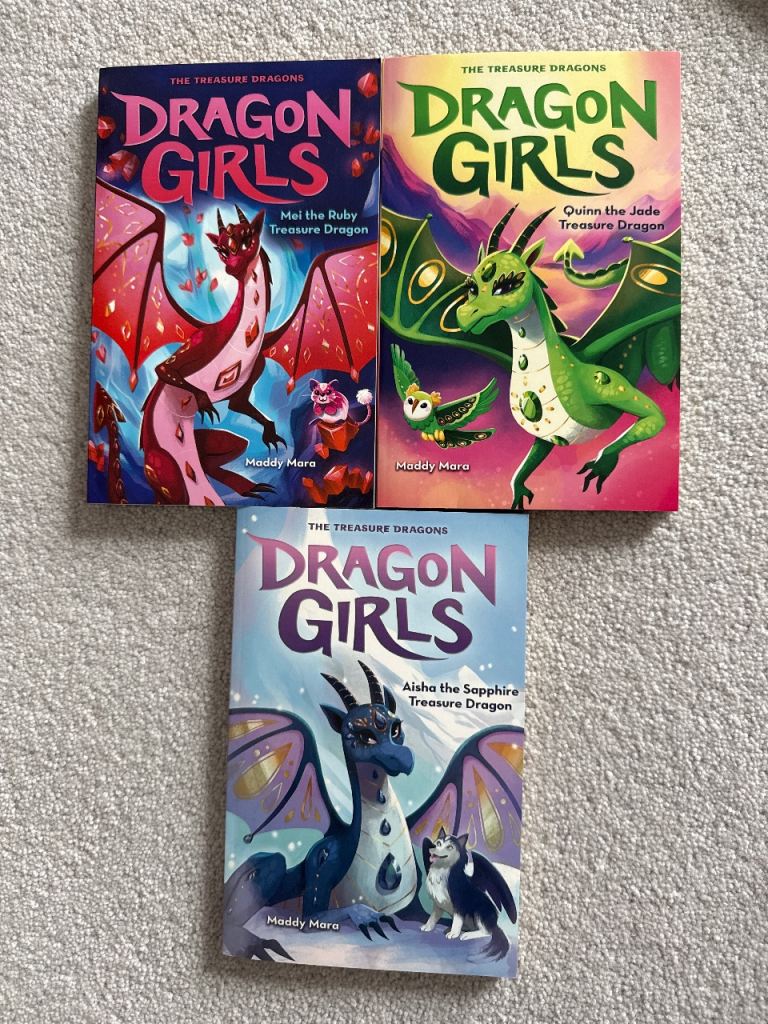Dragon Girls Book Set - 3 Books, Good Condition