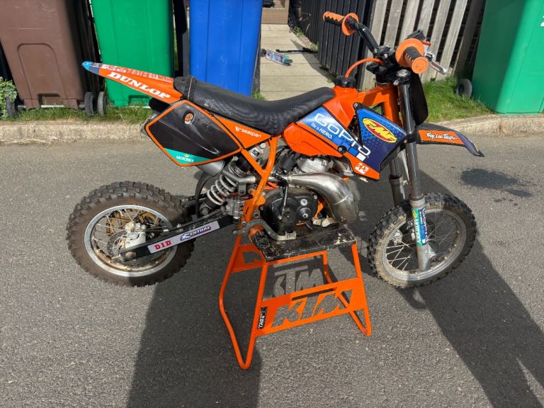 KTM SX 50 Kids Dirt Bike – Orange, Good Condition