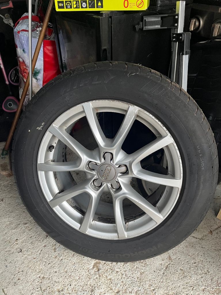Audi Q5 spare alloy with tyre
