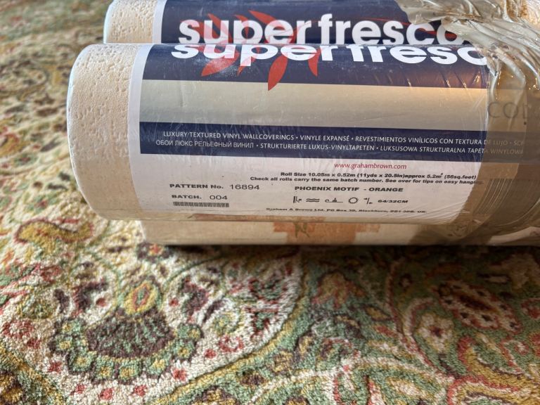 Wallpaper 8 rolls all same batch £10