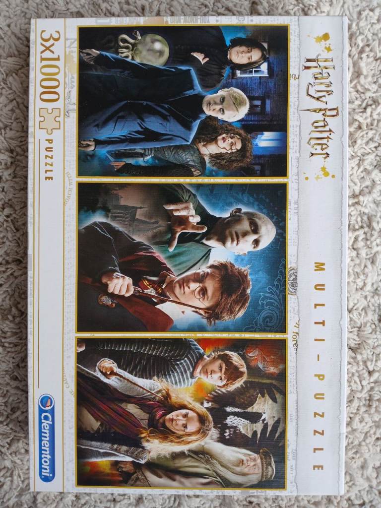 Clementoni Harry Potter 3x1000 Piece Multi-Puzzle Set