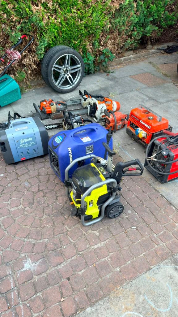 Job Lot of Chainsaws, Generators, and Power Tools – Good Condition